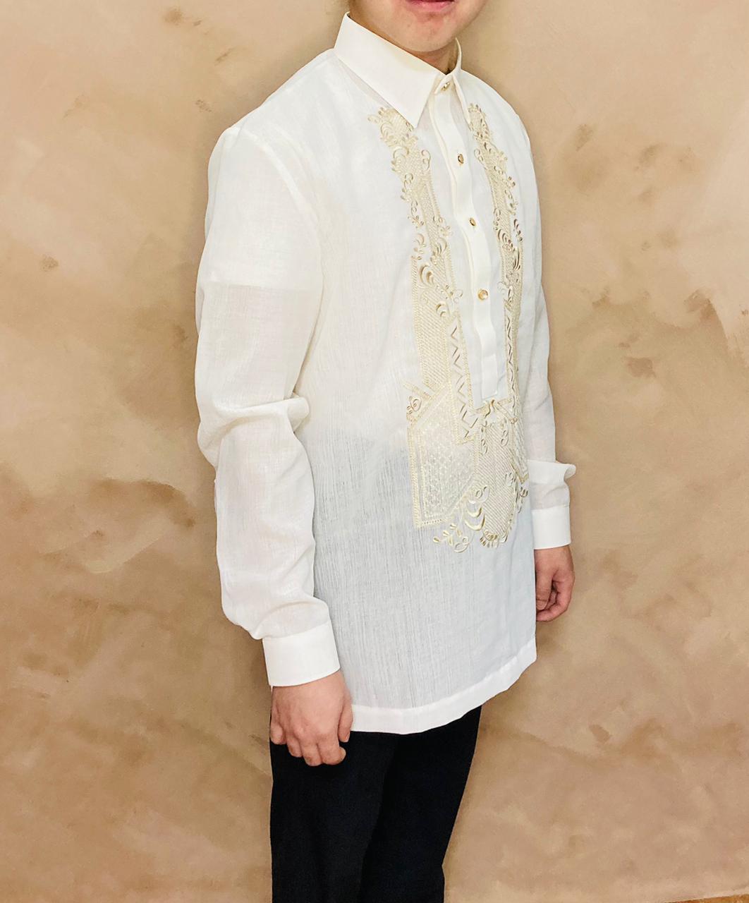 Juan - Traditional Barong Tagalog (in Japan Jusi Fabric)